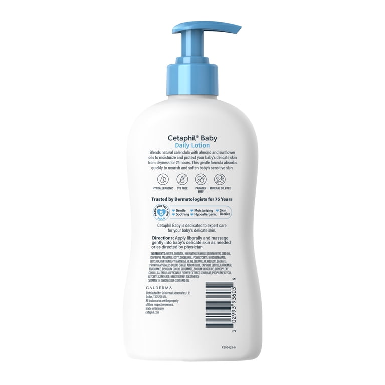 Cetaphil Baby Daily Lotion With Organic Oils, 13.5 Fl Oz photo 7