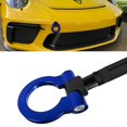 thumbnail image 1 of Xotic Tech Sport Track Racing Style CNC Aluminum Screw-on Tow Hook Front Bumper Compatible with Porsche Panamera, Carrera 911 991 (Blue), 1 of 9
