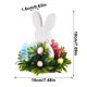 thumbnail image 3 of Fiudx Decoración de Conejo de Pascua de Madera, Diseño Vintage de Huevo y Conejito, Elegante Decoración para El Hogar, Estilo Bucólico para Mesas o Estanterías, Perfecta para Festividades de Pascua,, 3 of 6