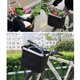 thumbnail image 5 of Cesta para bicicleta Manillar Portaequipajes para bicicleta Bolsa para andar en bicicleta Bolsa para portaequipajes delantera para bicicleta de ciclo Bolsa-Cesta móvil negra, 36 CM * 26 CM * 24 CM, flor morada ER, 5 of 5