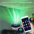 thumbnail image 2 of Aurora Star Projector Galaxy Light with Smart APP, Northern Light Music Speaker, White Noise Sound Machine, 48-Scene Modes, DIY Light, IR Remote, Dimm, 2 of 5