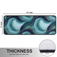 thumbnail image 5 of Kitchen Rugs Sets Of 2,Blue Gold Wave Marble Pattern Anti Fatigue Kitchen Mat Rugs Non Slip Washable,Decorative Kitchen Floor Mats for Kitchen,Sink,Laundry,17"x47"+17"x47", 5 of 5