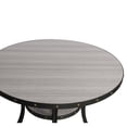 thumbnail image 5 of New Classic Furniture Crispin 48" Round Melamine Wood Dining Table in Gray, 5 of 5