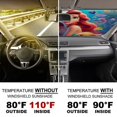 thumbnail image 3 of My Little Mermaid Ariel Princess-theme Windshield Sun Shade Front Protector Folding Car Sun Visor Blocks Uv Rays Keeps Your Vehicle Cool52in*28in(130cm*70cm), 3 of 6