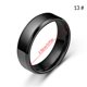 thumbnail image 5 of Anillo de banda Unisex, boda, baile, mujer, hombre, esposa, marido, joyería de mano, oficina, noche, vacaciones, diario, novio, novia, regalos Ropa, zapatos y accesorios Miscelánea Negro Taille 13 Guardurnaity AP010324-08B, 5 of 6