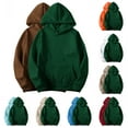 thumbnail image 1 of Tranfacy Chandails à Capuche pour Femmes, Chandails à Capuche pour Femmes, 2 Pcs Chandails à Capuche Décontractés pour Femmes Grande Taille avec Poche et Manches Longues, 1 of 5