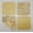 Yellow, variant on Gold Floral Damask Washcloths (Set of 4) (Towel Color: White)