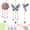 Multi-color-Style 2, variant on Grusce Art & Craft for Girl, DIY Diamond Art Wind Chime Kit, Assorted Style Wind Chime, DIY Painting Kits, Peacock Butterfly Feather Wind Chimes for Home Garden Decor, Birthday Present for Girls