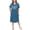A1-Blue, variant on Plus Size Nightgowns for Women V Neck Short Sleeve Nightshirts Sleepwear