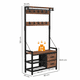 thumbnail image 2 of Perchero de Entrada Mueble 5 en 1 FABATO Altura 180 cm Ancho 30 cm Largo 80 cm, 2 of 8