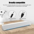 thumbnail image 3 of facefd V-196 Computer Speaker Bar Stereo Subwoofer Music Player Bass Surround Sound Box 3.5mm Audio Input For PC Laptop Black, 3 of 6