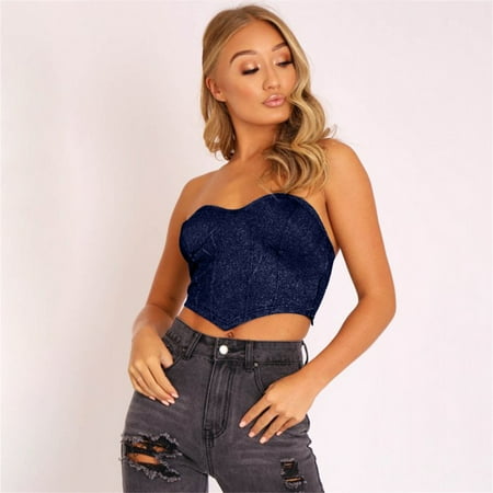 

Bescita Spring and summer women s V-neck fashion sexy trend slim bra vest