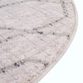 thumbnail image 6 of Unique Loom Eco Trellis Collection Area Rug - Mondo (7' Round Ivory/Gray), 6 of 7