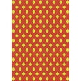 thumbnail image 1 of Ahgly Company Machine Washable Indoor Rectangle Transitional Yellow Area Rugs, 6' x 9', 1 of 1