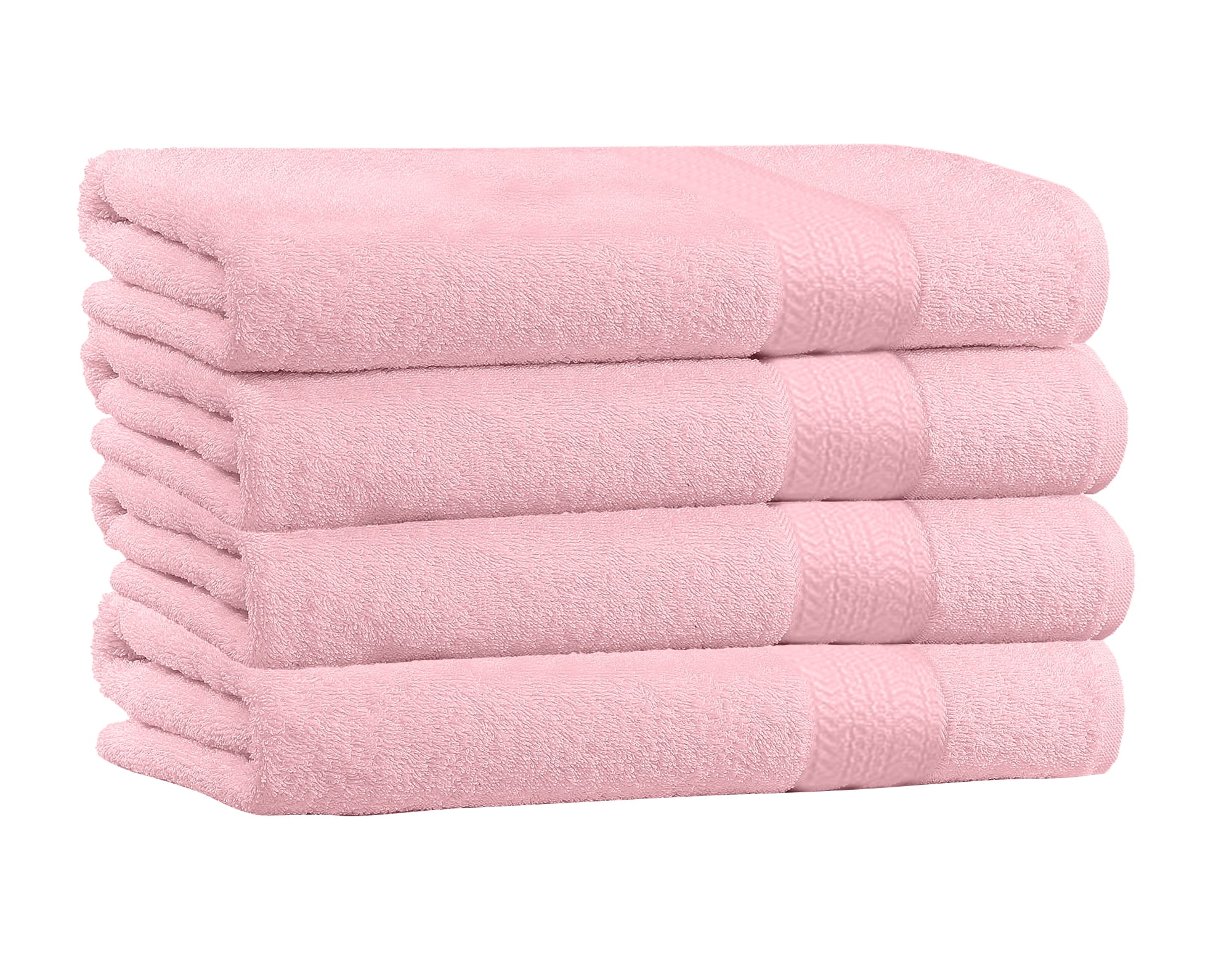 ORIGHTY Bath Towels Set Pack of 4(27’’ x 54’’) - Soft Feel Microfiber White  Bath Towels for Bathroom, Highly Absorbent Bath Sheet, Quick Drying Shower