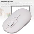 thumbnail image 3 of Ratón Inalámbrico, 2.4GHz Con Receptor USB, Seguimiento óptico Ajustable De 1600 Dpi, Mouse Silencioso Inalámbrico Compatible Con PC, Mac, Computadora Portátil, 3 of 7