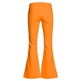 thumbnail image 3 of WOYY Girls Slim Fit Flare Pants Casual Preppy Solid Long Trousers with Pockets, Sizes 5-16, 3 of 6