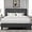 Grey, variant on Novilla Full Size Platform Bed Frame with Linen Fabric Adjustable Upholstered Headboard, No Box Spring Needed, Beige
