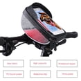 thumbnail image 2 of Bicycle Frame Bags, Waterproof Bicycle Top Tube Pouch, Touchscreen Bicycle Handbar Front Frame Bag, Phone Holder Bracket With Sun Visor For Smartphone Under 6 Inches, 2 of 7
