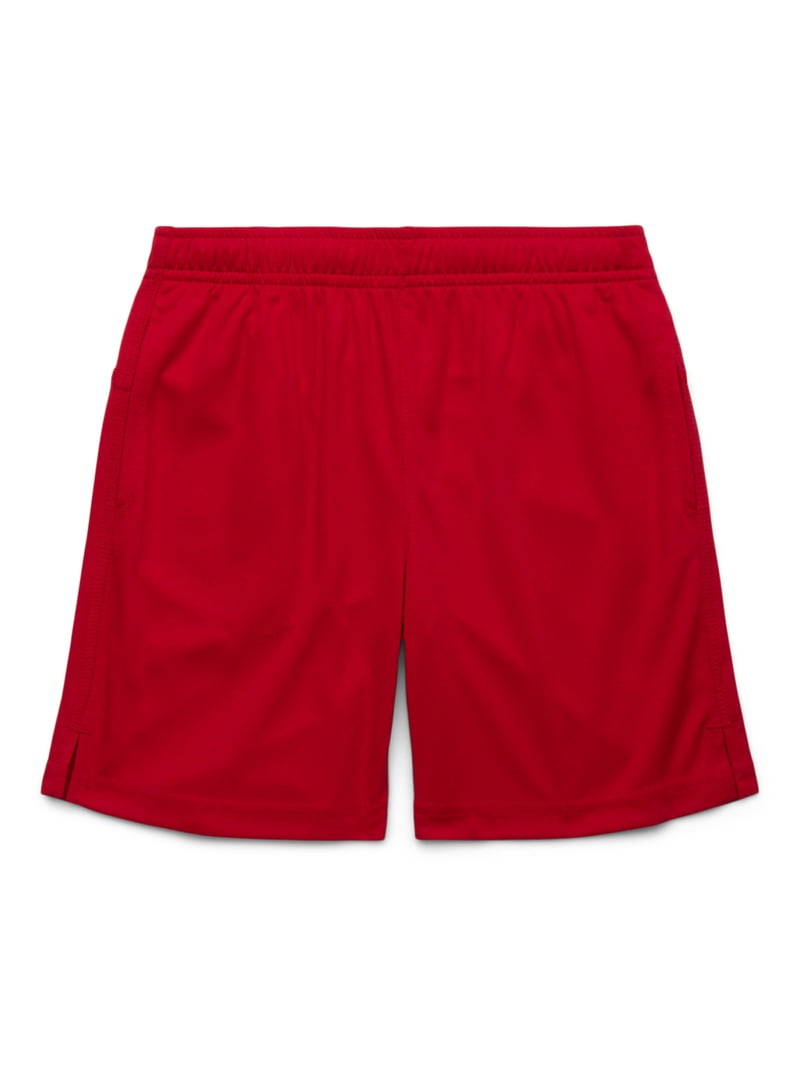 Athletic Works Boys Performance Shorts, 2-Pack, Sizes 4-18 & Husky