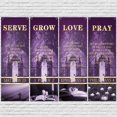 thumbnail image 1 of Decoración navideña de vinilo EYNDYN de 1.8 x 5.9 pies de Church Banners, 1 of 7