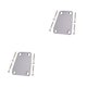 thumbnail image 3 of Cateissary Reemplazo de la placa del cuello de la guitarra eléctrica Universal Musics Playing Guitars Board String Instrument Accesorio con tornillos Plata 2piezas Cateissary CBP464183, 3 of 5