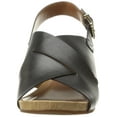 thumbnail image 2 of Easy Spirit Women's Lacene Wedge Sandal, Black Leather, 9 M US, 2 of 8