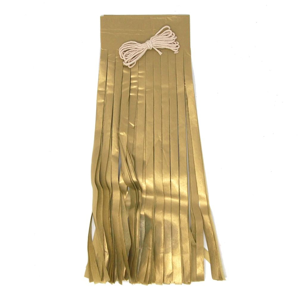 Paper Tassel Garland Banner, Antique Gold, 13-Inch, 8-Piece - Walmart.com