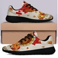 thumbnail image 3 of Happy Thanksgiving Turkey Pumpkin HarveStCanada Shoes Sneakers Black Size 7.5, 3 of 7
