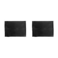 thumbnail image 2 of Sidaley Caja de servilletas para parasol de coche, reposabrazos de cuero PU, soporte de papel, caja de pañuelos, negro Negro 2piezas, 2 of 6