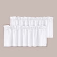 thumbnail image 2 of Fusipu Crinkle Effect Valance Blackout Valance Soft Silky Attractive Colors, 2 of 8