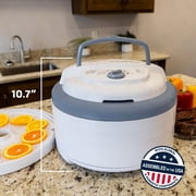 NESCO 5-Tray Snackmaster Pro Food Dehydrator with Jerky Spice, 600W Professional Food Dehumidifie, Includes Jerky Spice & Cure Packs, Fruit Roll Sheets for Meat, Fruit & Vegetables