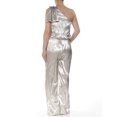 thumbnail image 2 of RACHEL ROY $169 Womens New 1302 Beige Pleated Pocketed Wide Leg Jumpsuit 6 B+B, 2 of 2