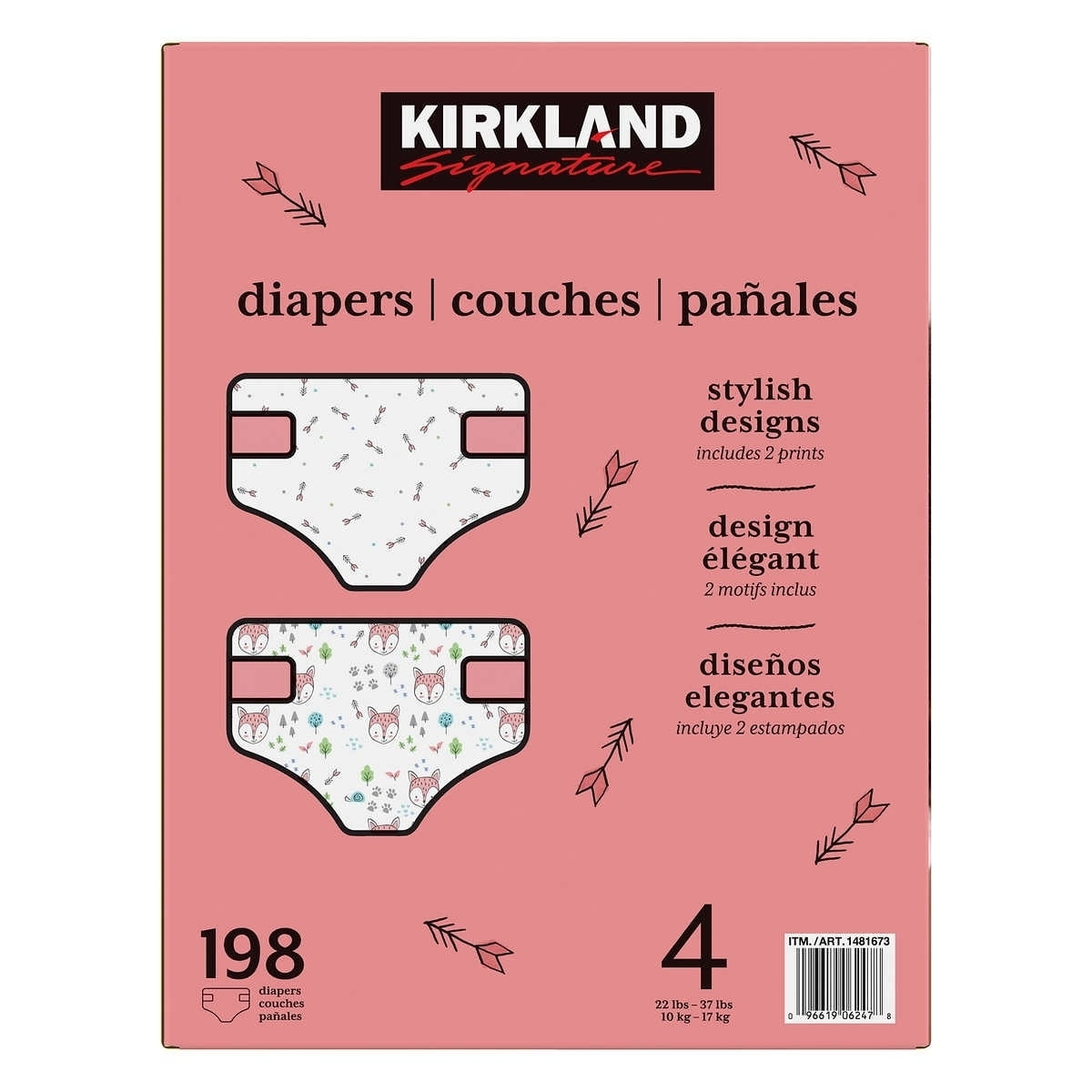 Kirkland supreme sale diapers size 4