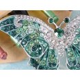thumbnail image 5 of Empress Monarch Winged Butterfly Crystal Rhinestone Brooch Pin, 5 of 5