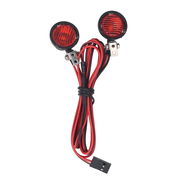 Foco LED RC Para Coche, Lámpara Delantera Para Axial SCX10 90046 Redcat, Faro Delantero De Alto Brillo Con 2 LED, Compatible Con Wraith RR10, MST