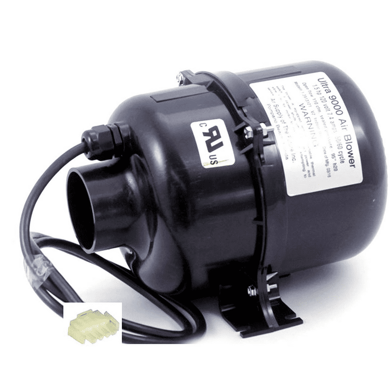 Air Supply Ultra 9000 1HP 120V Spa Blower with Quiet