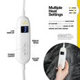 thumbnail image 4 of Medical King Manta calefactora, lavable a máquina, manta eléctrica extremadamente suave y cómoda, calentamiento rápido con controlador manual, 10 configuraciones de calefacción y apagado automático (g, 4 of 5