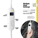 thumbnail image 4 of Medical King Manta calefactora, lavable a máquina, manta eléctrica extremadamente suave y cómoda, calentamiento rápido con controlador manual, 10 configuraciones de calefacción y apagado automático (g, 4 of 5