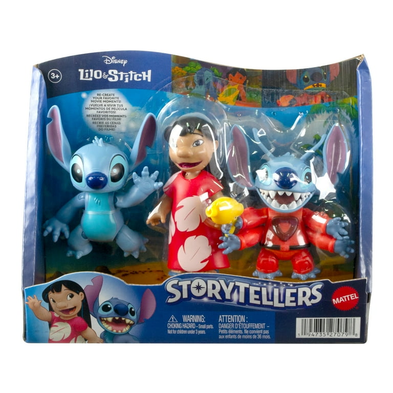 Disney Lilo and Stitch Storytellers Pack of 3 Figures Posable