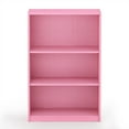 thumbnail image 3 of Furinno JAYA Simple Home 3-Tier Adjustable Shelf Bookcase, Pink, 3 of 7