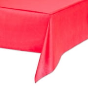Rectangular 54" x 108" Red Plastic Table Covers, 3 Count, by Way To Celebrate
