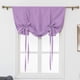 thumbnail image 1 of Zhuge Cortina opaca con lazo, aislante térmico, ajustable, para ventanas pequeñas, con bolsillo para barra (46" x 63", morado), 1 of 5