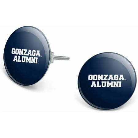 Gonzaga University Alumni Novelty Silver Plated Stud Earrings[u313]