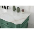 thumbnail image 4 of Elegant Decor Danville 60" Solid Wood Single Bathroom Vanity in Vintage Mint, 4 of 8