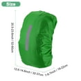 thumbnail image 3 of Uxcell Waterproof Backpack Rain Cover, 40L-50L Backpack Cover, Bag Rain Cover with Reflective Strap [Emerald Green], 3 of 8