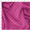 thumbnail image 4 of Soimoi Pink Poly Georgette Fabric Mandala Geometric Fabric Prints By Yard 52 Inch Wide, 4 of 5