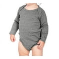 thumbnail image 4 of Kavio IIC0587 Infants Interlock Lap Shoulder Long Sleeve Bodysuit-Black-3m, 4 of 4