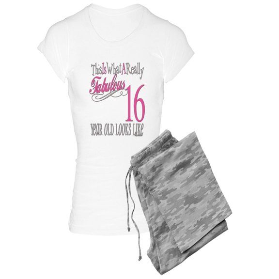 CafePress - 16Th Birthday Gifts - Women's Light Pajamas
