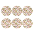 thumbnail image 2 of Disketp Tropical Pink Flamingo Pineapple Funny Coasters,6 Pcs Leather Coasters With Holder, Perfect Housewarming Hostess Gifts,Protect Furniture From Water Marks Scratch And Damage, 2 of 9